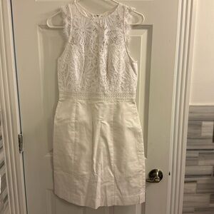 Lilly Pulitzer White Lace Shift Dress